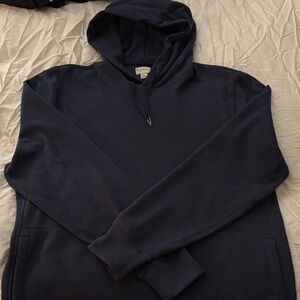 J. Crew Men's Dark Blue Hoodie Sweater